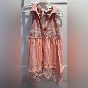 NWOT POL Soft Pink Knit tank Top